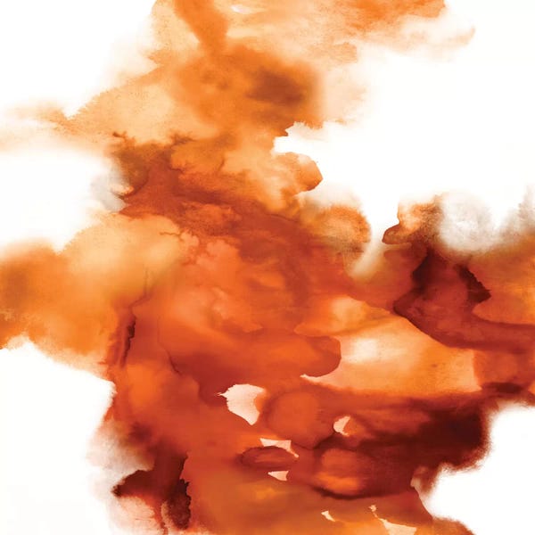 Sargrasso Sea, Quetzal Green & Russet Orange: In The Midst I by Daniela Hudson