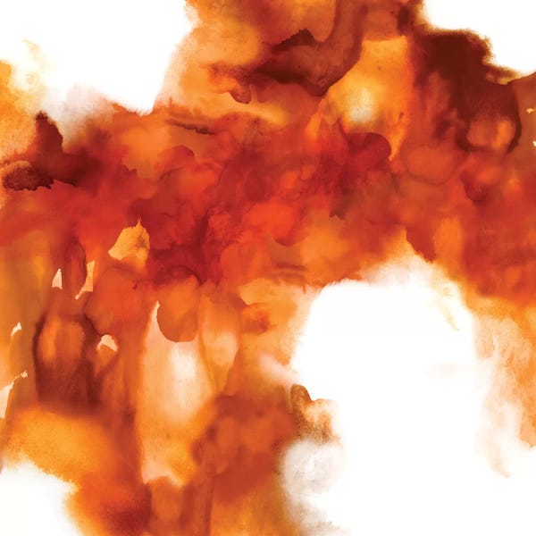 Sargrasso Sea, Quetzal Green & Russet Orange: In The Midst II by Daniela Hudson