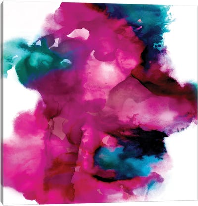 Transform II Canvas Art Print - Pink Art