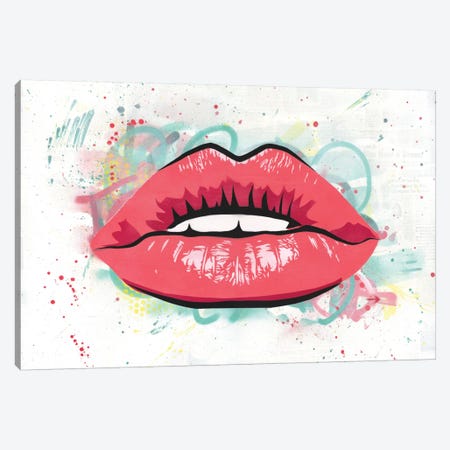 Kiss Canvas Print #DAK11} by Dakota Dean Canvas Wall Art