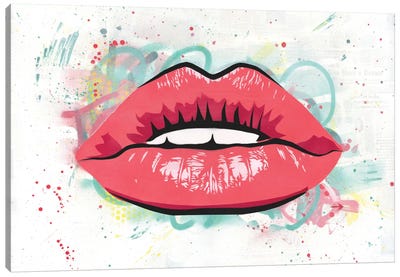 Kiss Canvas Art Print