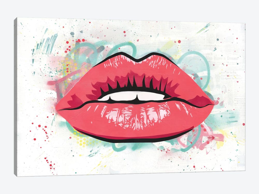 Kiss by Dakota Dean 1-piece Canvas Wall Art