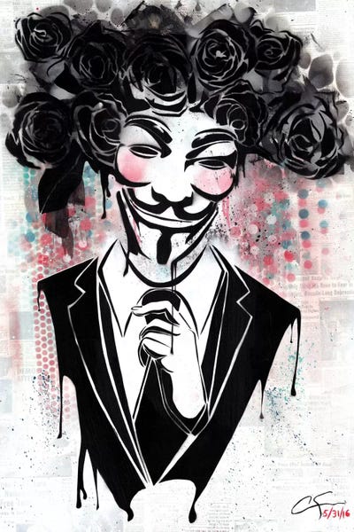 Anonymous by Dakota Dean multi panel art