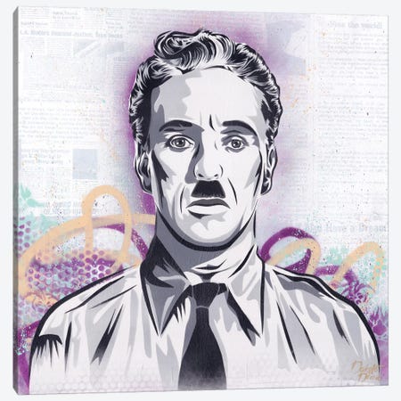 Chaplin - The Great Dictator Canvas Print #DAK48} by Dakota Dean Canvas Print