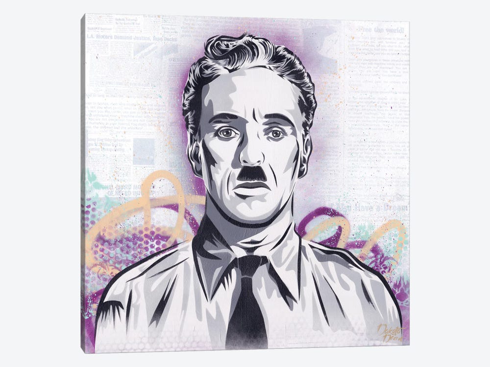 Chaplin - The Great Dictator by Dakota Dean 1-piece Canvas Wall Art