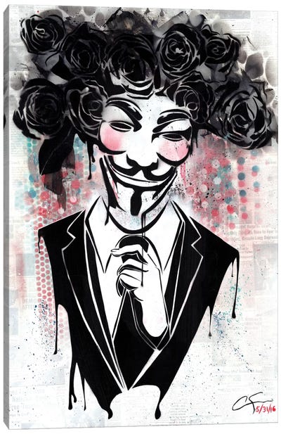 Anonymous Canvas Art Print