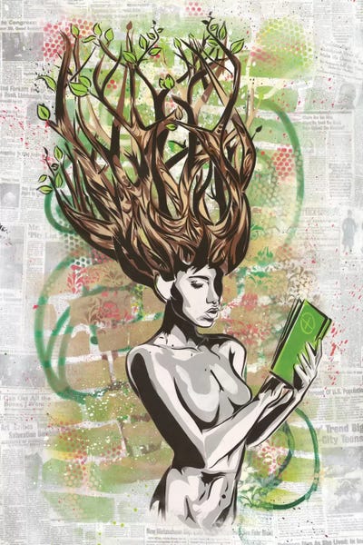 Entercontain by Dakota Dean multi panel art