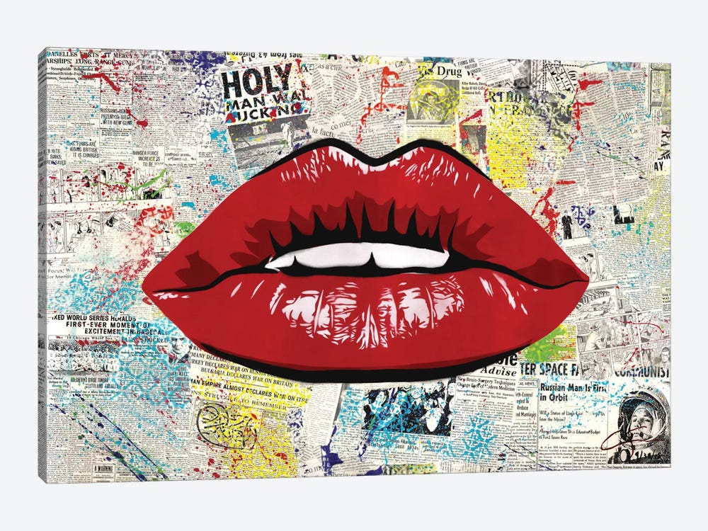 First Kiss by Dakota Dean 1-piece Canvas Artwork
