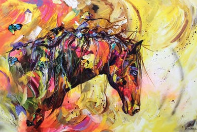 A Kind Eye by Lindsey Dahl framed canvas print