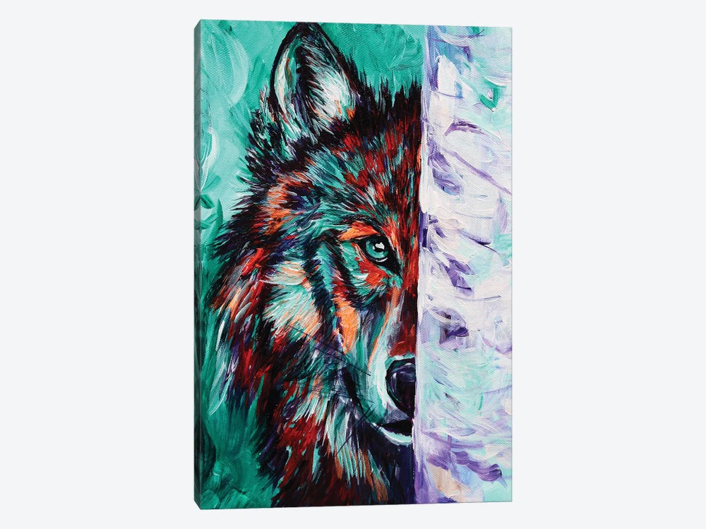 Wolf by Lindsey Dahl 1-piece Canvas Artwork