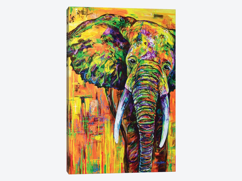 Yellowfant by Lindsey Dahl 1-piece Canvas Artwork