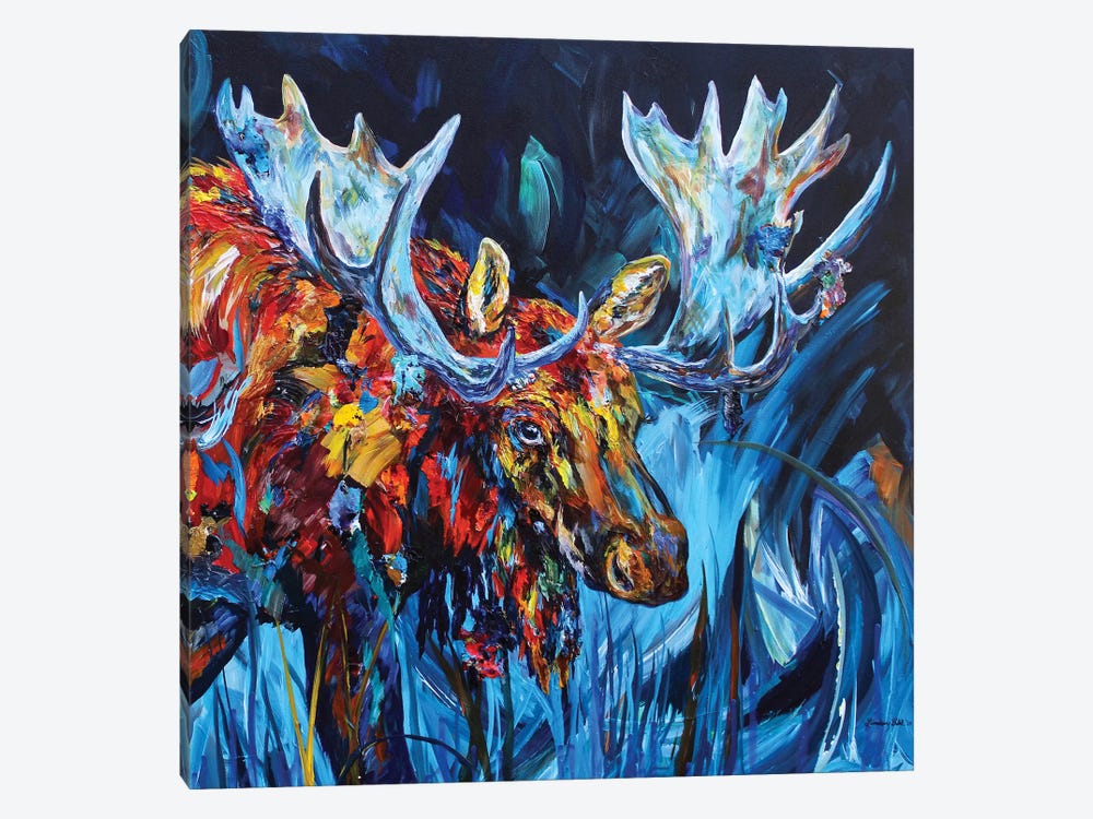 Bull by Lindsey Dahl 1-piece Canvas Art