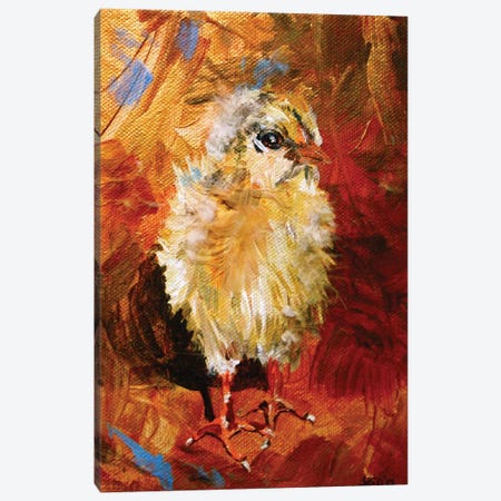 Chick Canvas Print #DAL14} by Lindsey Dahl Canvas Artwork