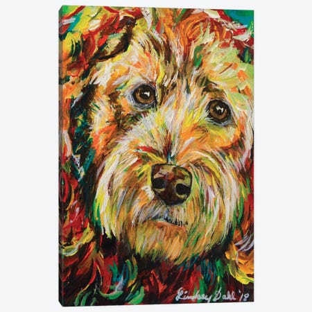 Goldendoodle Canvas Print #DAL154} by Lindsey Dahl Canvas Wall Art
