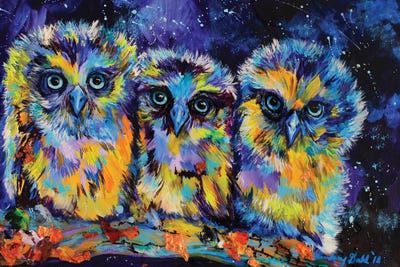 Stooges by Lindsey Dahl framed canvas print