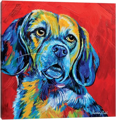 Beagle Canvas Art Print - Lindsey Dahl