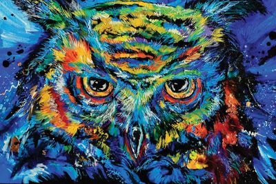 Night Watchman by Lindsey Dahl framed canvas print