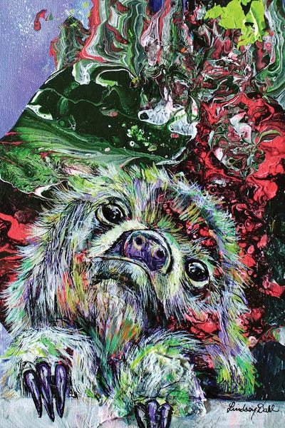 Emotive Animals: Slothly Distant by Lindsey Dahl