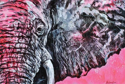 Pretty In Pink by Lindsey Dahl framed canvas print