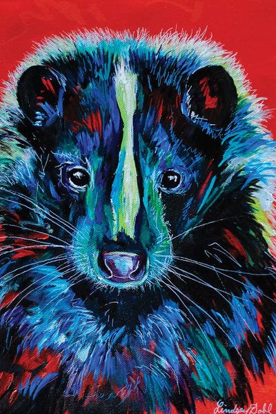 Skunks: Flower by Lindsey Dahl