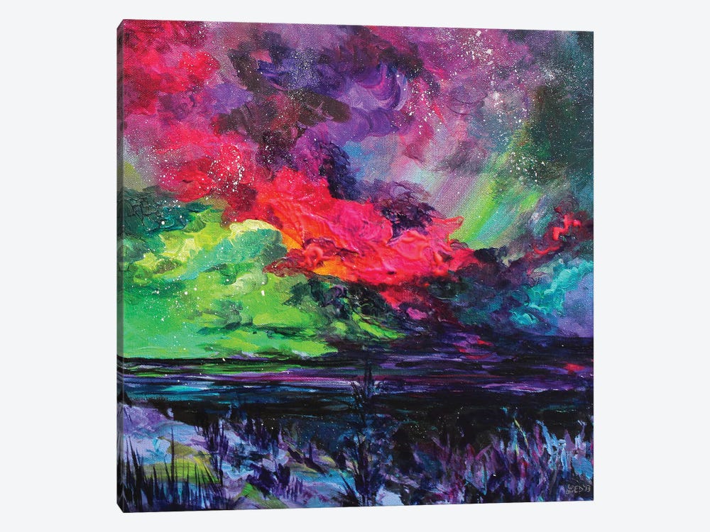 Cosmic Sky by Lindsey Dahl 1-piece Canvas Art Print