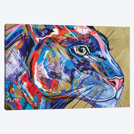 Puma Canvas Print #DAL201} by Lindsey Dahl Art Print