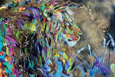 Untamed by Lindsey Dahl framed canvas print