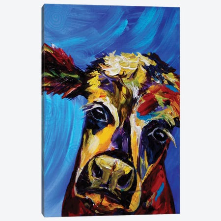 Cow I Canvas Print #DAL20} by Lindsey Dahl Canvas Art
