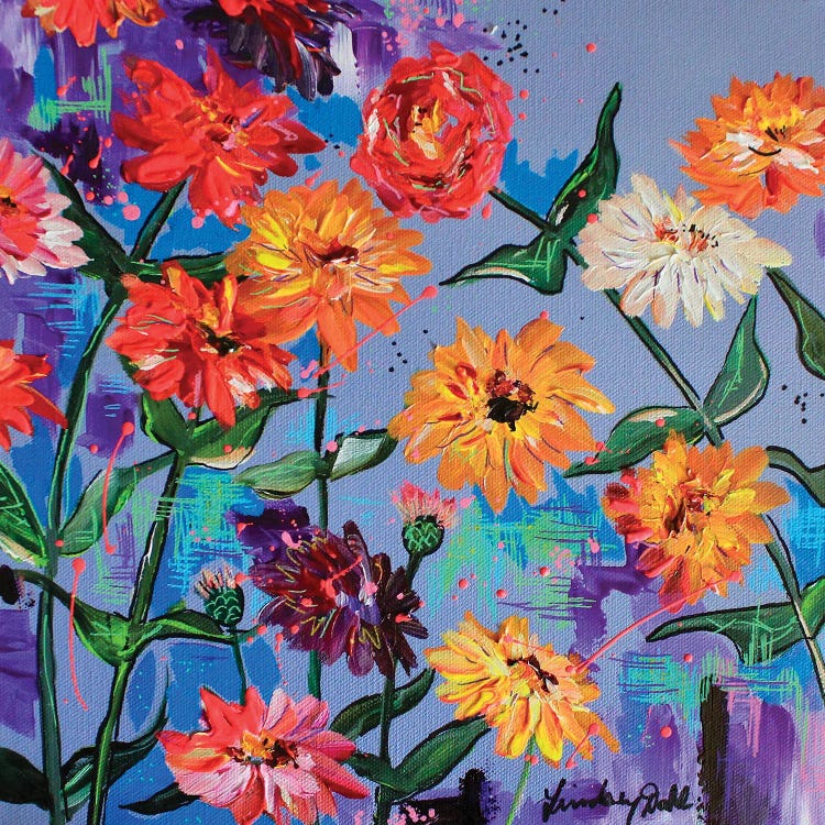 Zinna Portrait by Lindsey Dahl wall art
