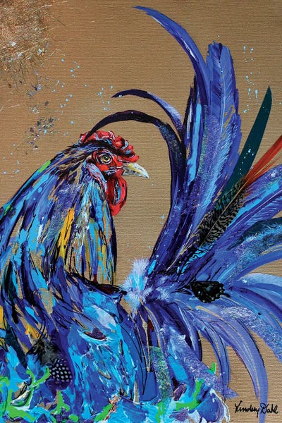 Blue Tail by Lindsey Dahl canvas print