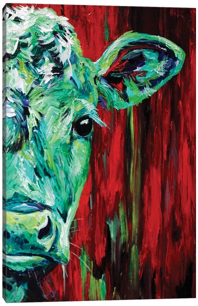 Cow II Canvas Art Print - Lindsey Dahl