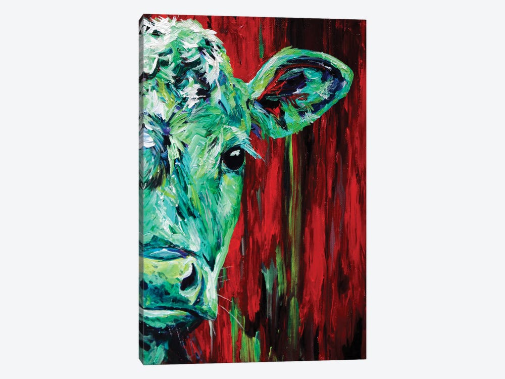 Cow II by Lindsey Dahl 1-piece Canvas Art
