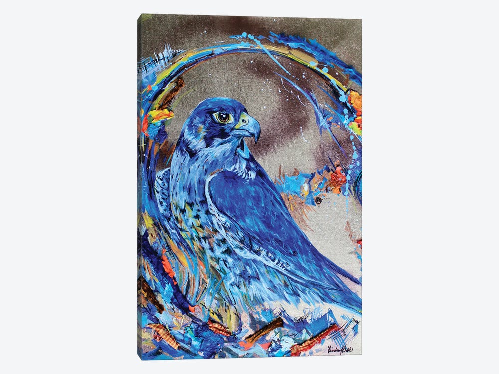 Falcon Blue by Lindsey Dahl 1-piece Canvas Print