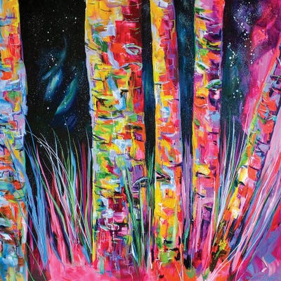 Life Of The Party by Lindsey Dahl framed canvas print