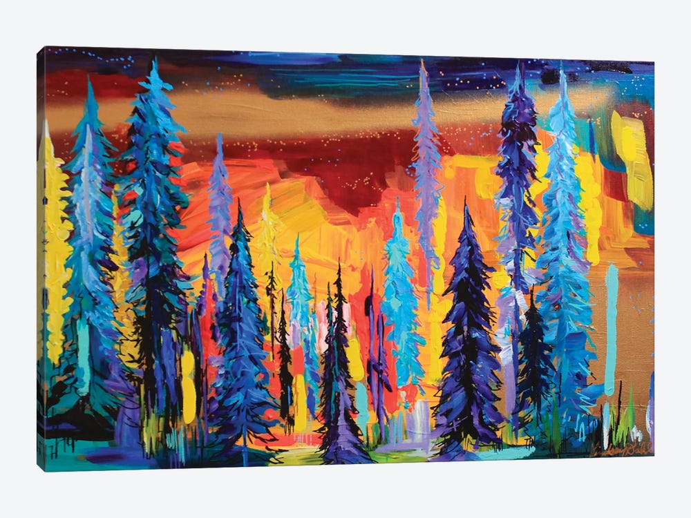 Fire Sky II by Lindsey Dahl 1-piece Canvas Print