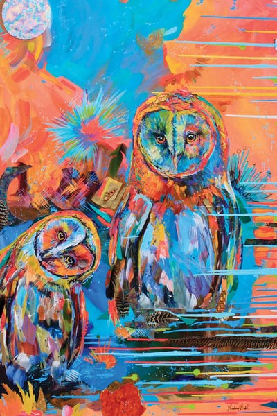 Just Peachy by Lindsey Dahl framed canvas print