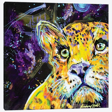 Leopard Study Canvas Print #DAL231} by Lindsey Dahl Canvas Art