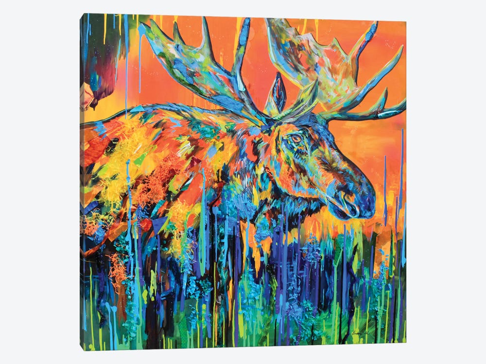 Moose by Lindsey Dahl 1-piece Art Print