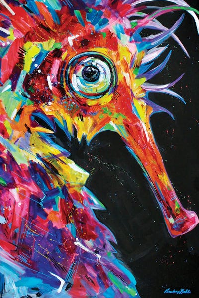 Seahorses: Seahorse Portrait by Lindsey Dahl