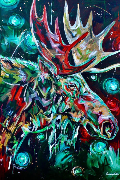 Santa's Helper by Lindsey Dahl wall art