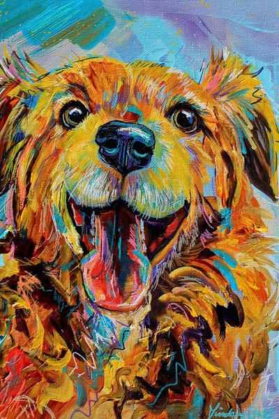 Lucy by Lindsey Dahl framed canvas print