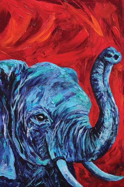 Elephant by Lindsey Dahl canvas print