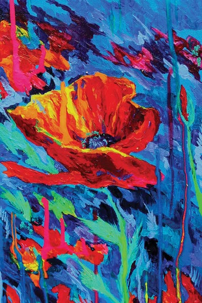 Poppies: Abstract Poppies by Lindsey Dahl