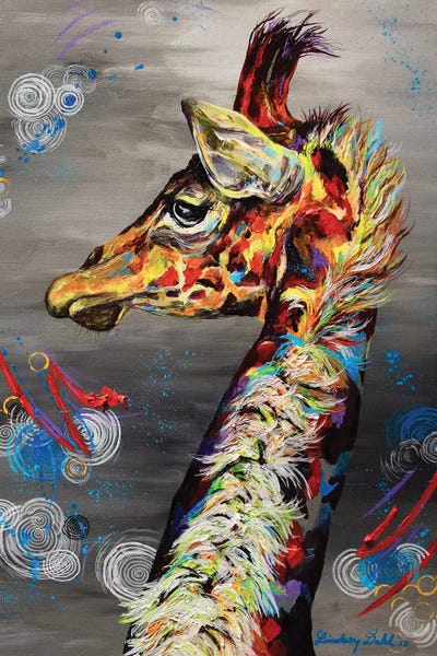 April by Lindsey Dahl framed canvas print