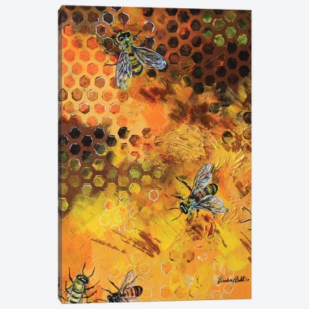 Hive Life Canvas Print #DAL44} by Lindsey Dahl Canvas Print