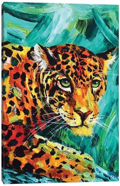 Jaguar Canvas Art Print - Lindsey Dahl