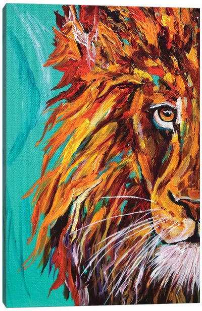 Lion I Canvas Art Print - Lindsey Dahl