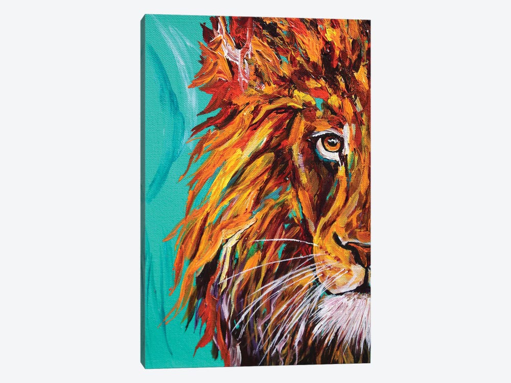 Lion I by Lindsey Dahl 1-piece Canvas Artwork
