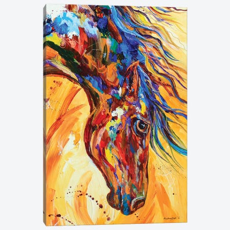 Mane Attraction Canvas Print #DAL61} by Lindsey Dahl Canvas Artwork