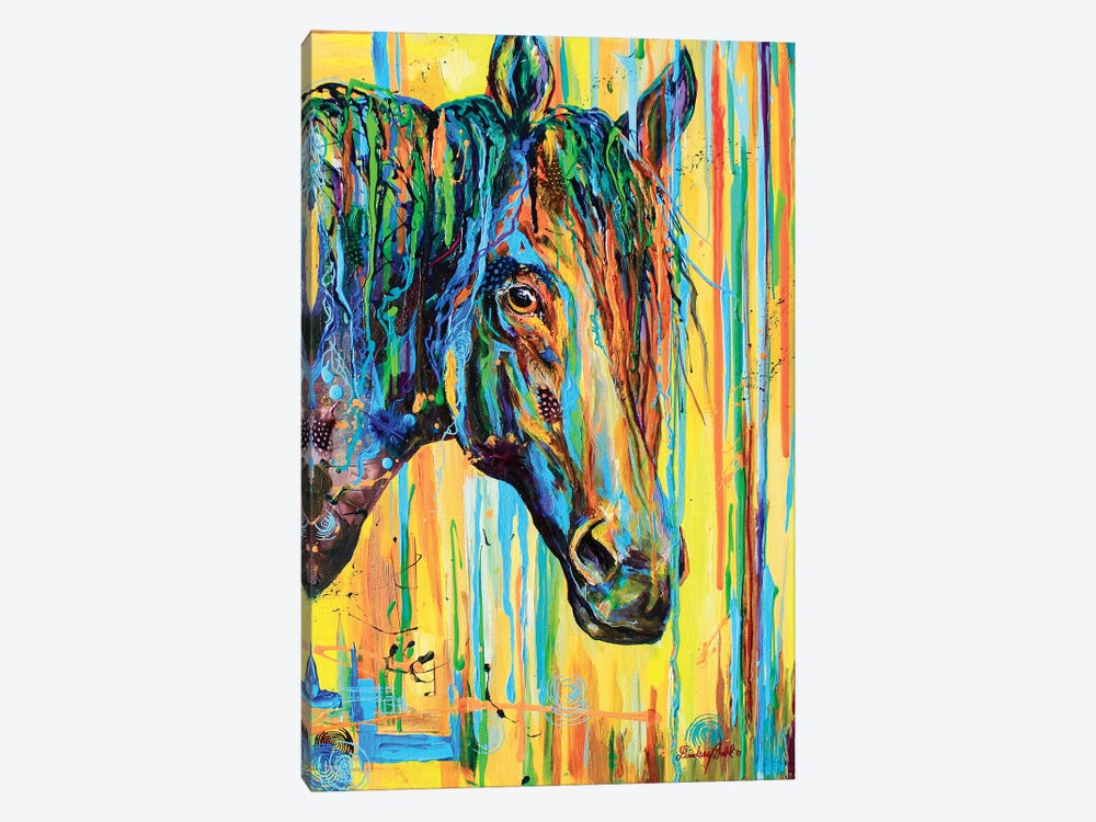 Mare Stare by Lindsey Dahl 1-piece Canvas Art Print